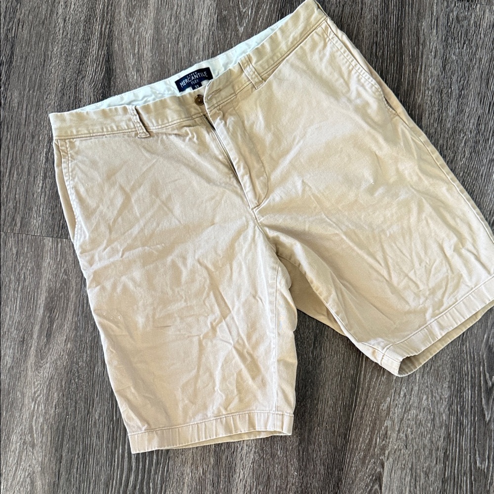 J. Crew Light Tan Flat Front Shorts